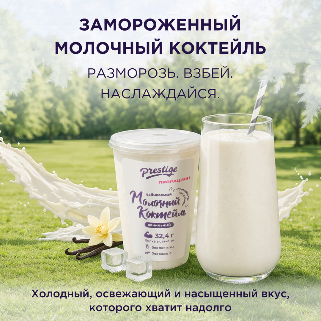 Замороженные молочные коктейли